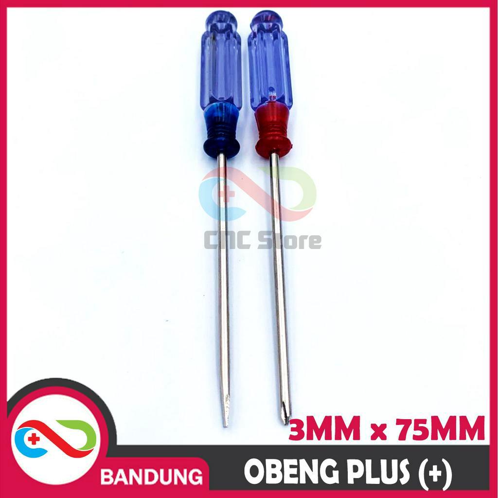 OBENG KECIL MINI 3MM 75MM MAGNET PLUS