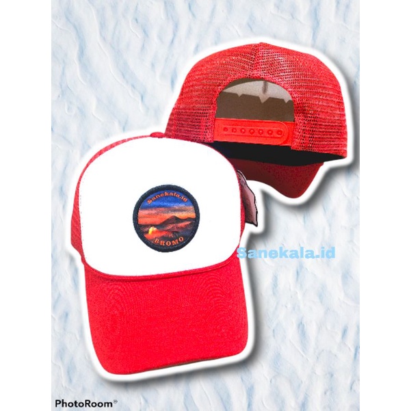 Sanekala.id Topi Trucker Baseball Premium Motif Gunung Free Box