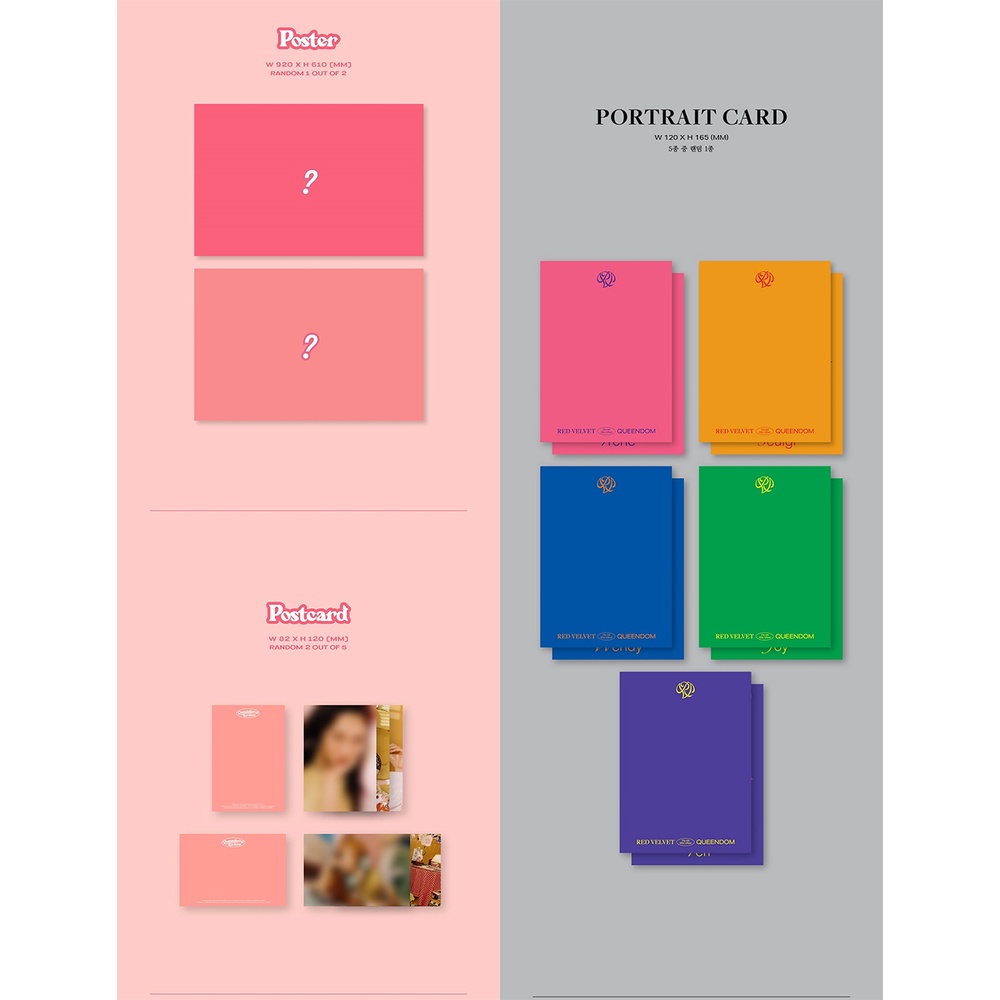 Red Velvet - 6th Mini Album QUEENDOM Case / Photobook Ver