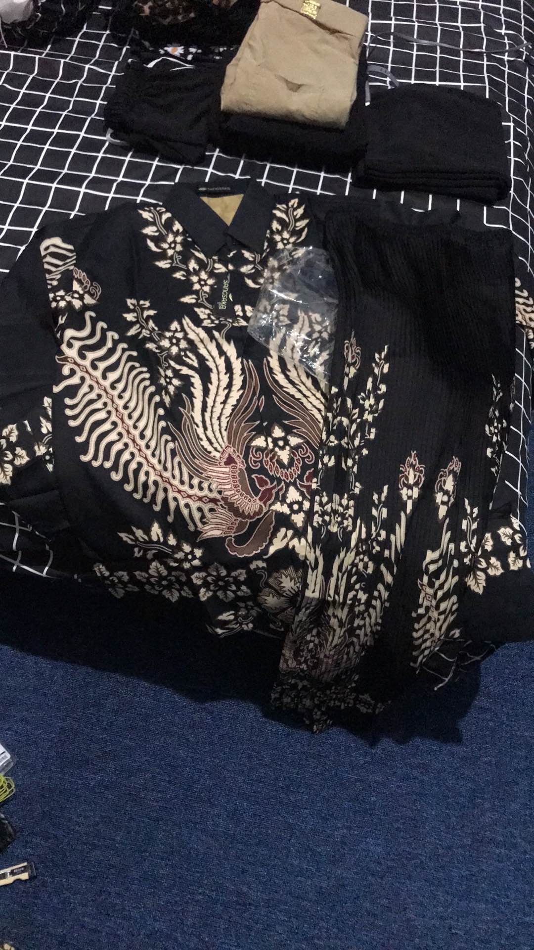 Batik Couple / Baju Batik Couple / Batik Set / Rok Set / Batik Lengan Panjang