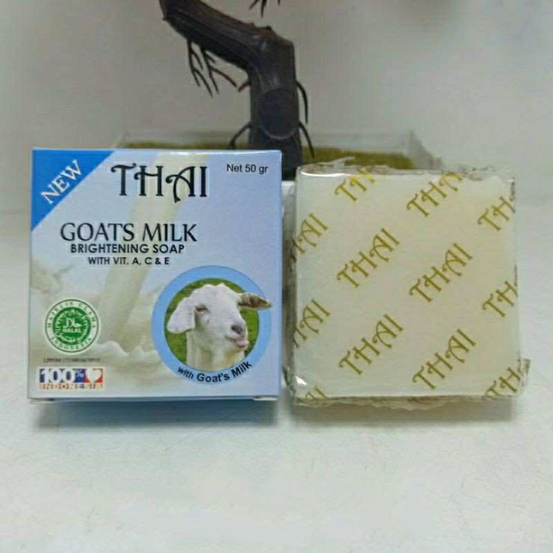 SABUN THAI GOATS Milk - Brightening Soap - Sabun Susu Kambing