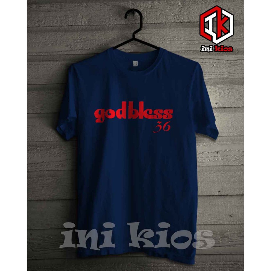 KEREN Baju Kaos GODBLESS GOD BLESS keren pria wanita Custom DISTRO NEW