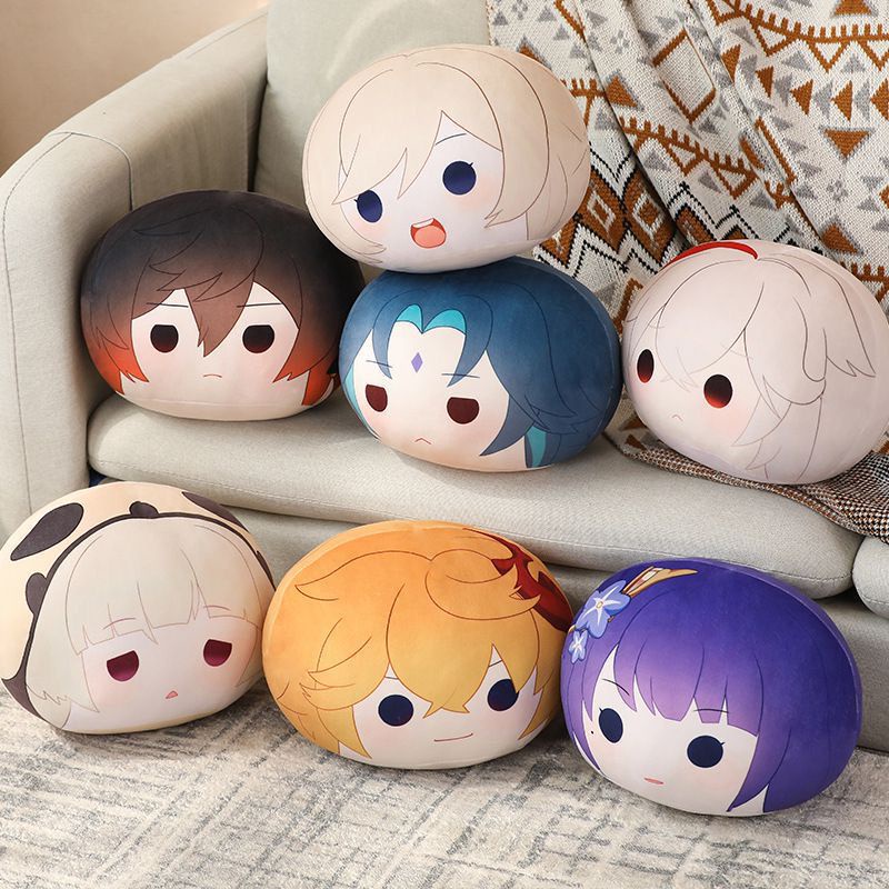 30cm Mainan Boneka Bantal Stuffed Plush Genshin Impact Slime lucu untuk hadiah ulang tahun/Valentine