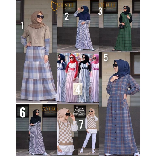 Dress Tunik Vest Inji