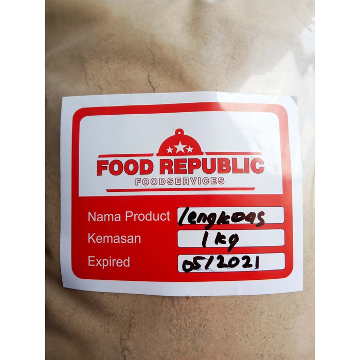 LENGKUAS BUBUK 500 GR - LAOS - GALANGAL POWDER PURE 100% MURNI HALAL