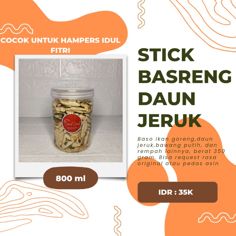 

Stik basreng daun jeruk