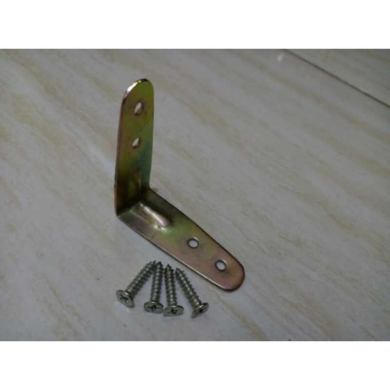 Siku meja + sekrup/klem siku meja + sekrup/Siku meja plat besi/siku/sekrup