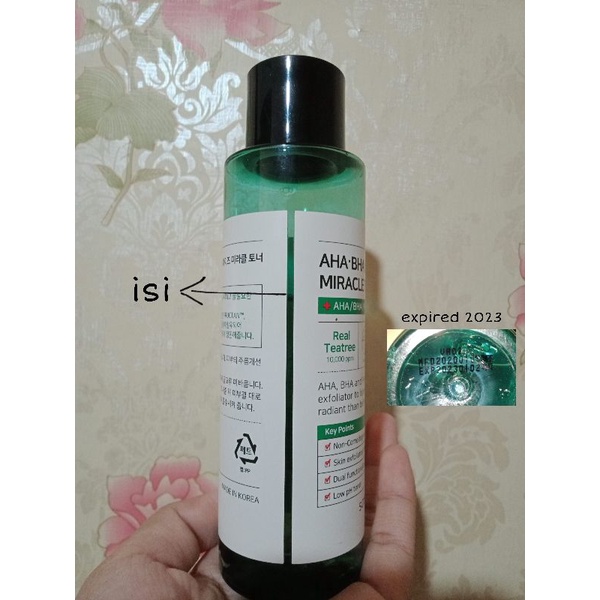 PRELOVED EXFO TONER AHA BHA SOME BY MI 30 DAYS MIRACLE ORI