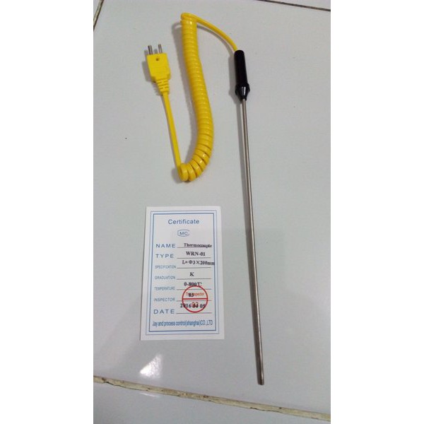 Thermocouple Probe Sensor 20cm 800 Derajat C WRN 01