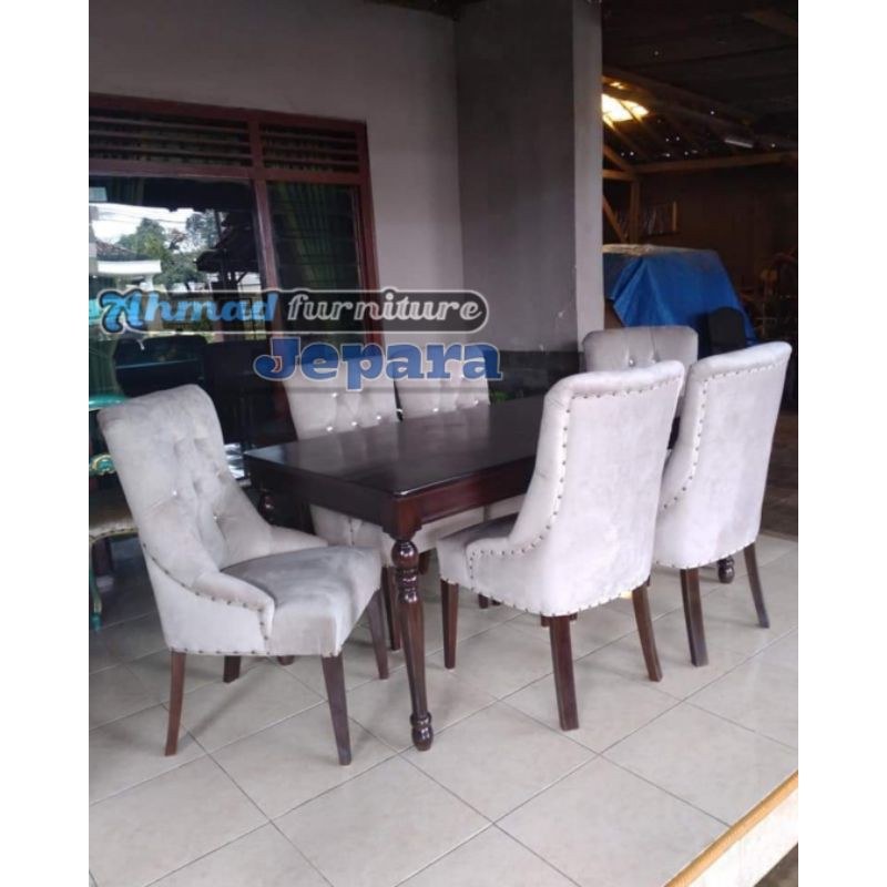 kursi makan jok kursi makan vintage