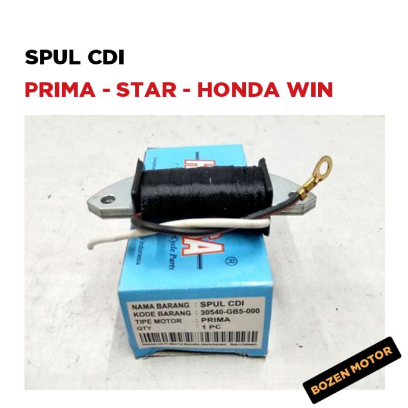 Spul CDI Prima - Star - Honda Win / Spull Spool Sepul Spol Spoll Motor / Fukuyama Win 100 Pulser