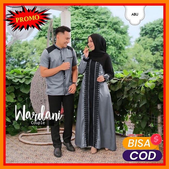 Promo Terbaru Sarimbit Keluarga 2021 Ethica Elfa 167 Grass Green VD621 14 Cp Wardani  Couple Gamis