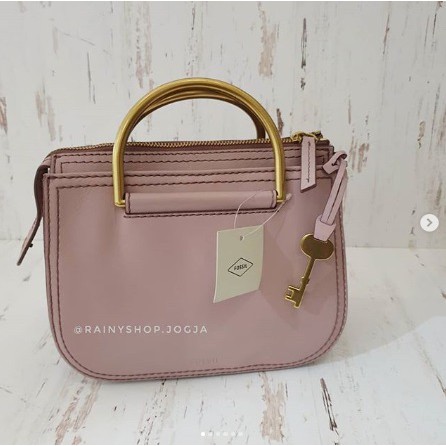 FOSSIL RYDER MINI SATCHEL ORCHID TINT