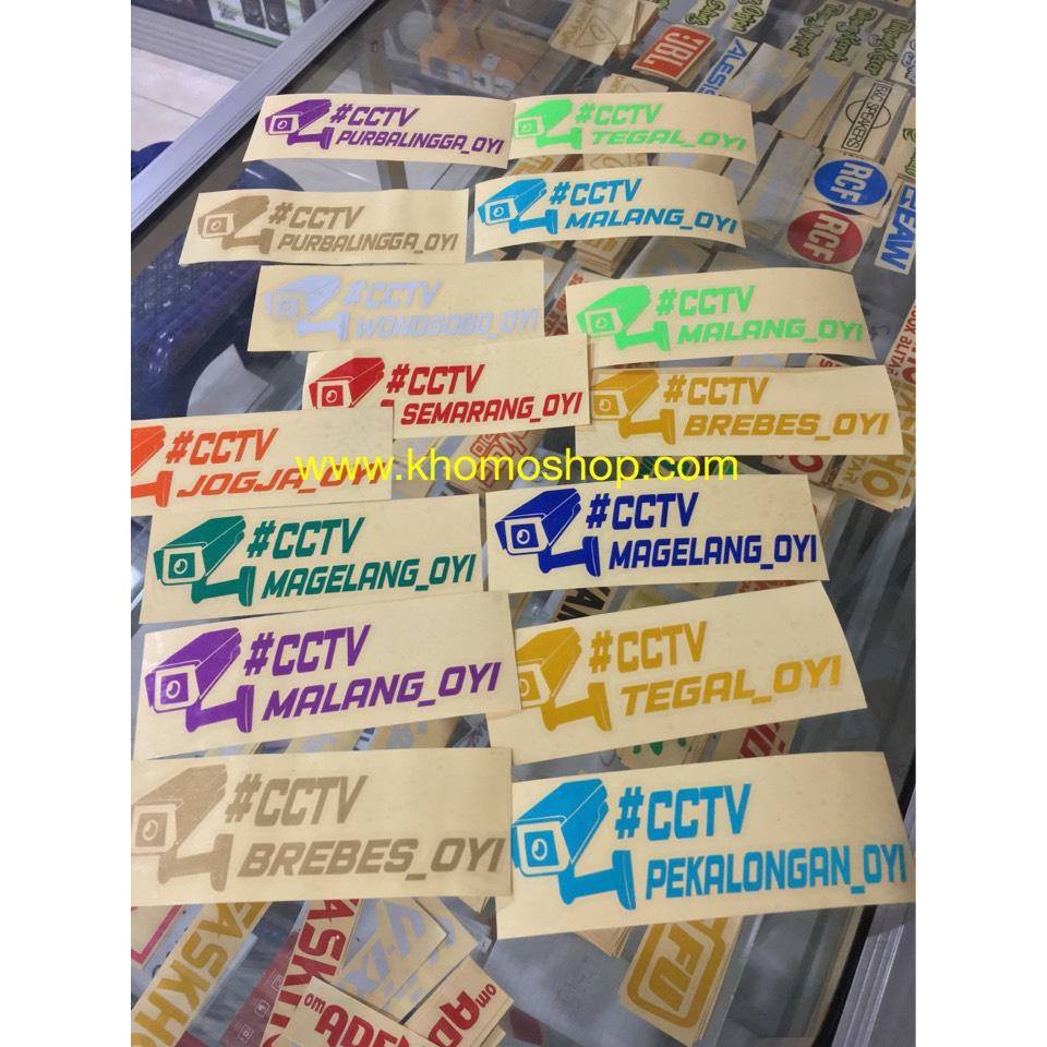 STICKER CCTV STIKER TRUCK MANIA STICKER TIMBUL STICKER NYALA GROSIR STIKER Shopee Indonesia