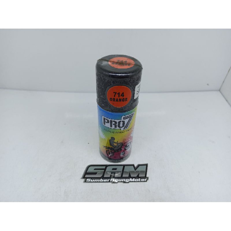 PILOX CAT SEMPROT PRO7 WARNA ORANGE 714 KECIL 150ML