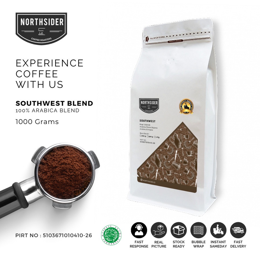 KOPI BIJI COLD BREW &amp; ESPRESSO BLEND SOUTHWEST - 1KG NORTHSIDER COFFEE