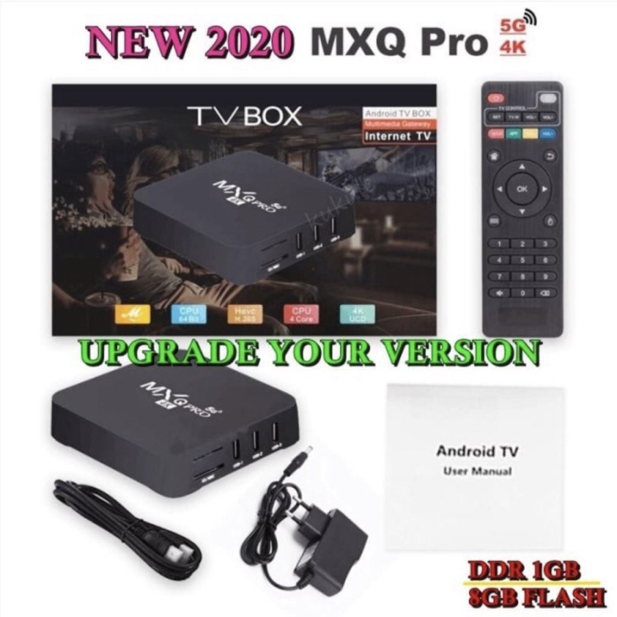 Android TV Box MXQ Pro 4K 1/8GB-2/16GB - 2/16GB