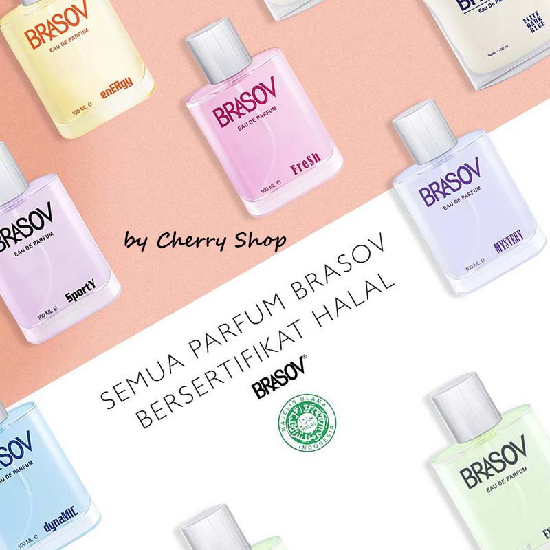 [100ML] [BPOM] [HALAL] BRASOV Eau De Parfum 100ml | 100 ml Original Halal BPOM | minyak wangi tubuh