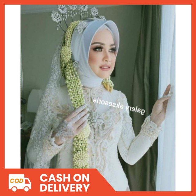 Galery Aksesoris - melati solo putri ceprok putih