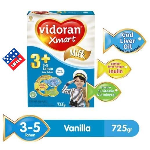 VIDORAN XMART 3 PLUS VANILLA 725 GRAM