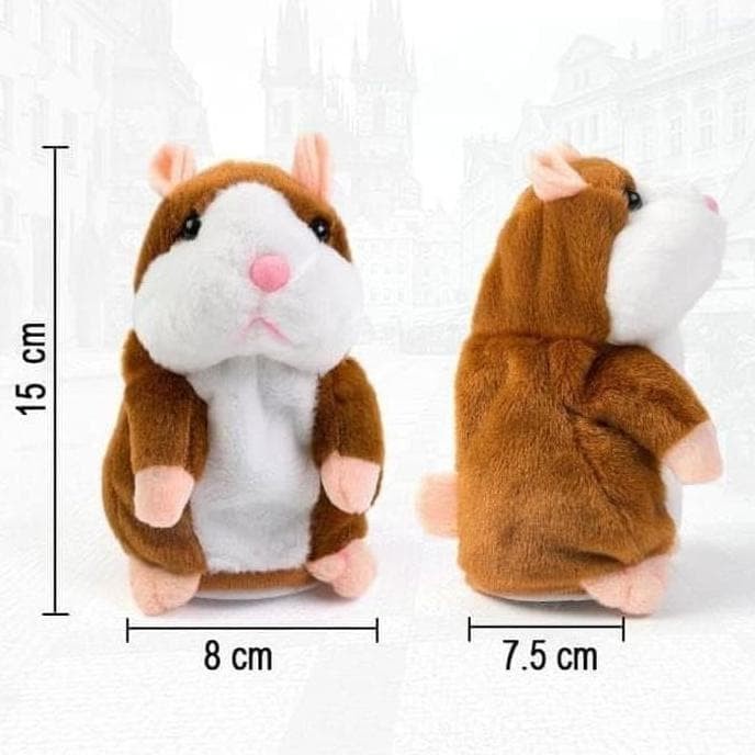 Promo Terbaru!!! Mainan Terlaris Boneka Hamster Bisa Bicara / Talking Hamster Mainan Anak &amp; Bayi Mengikuti Bicara