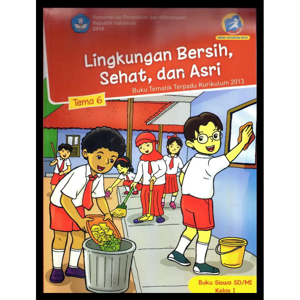 Terlaris Buku Siswa Sd Mi Kelas 1 Tema 6 Lingkungan Bersih