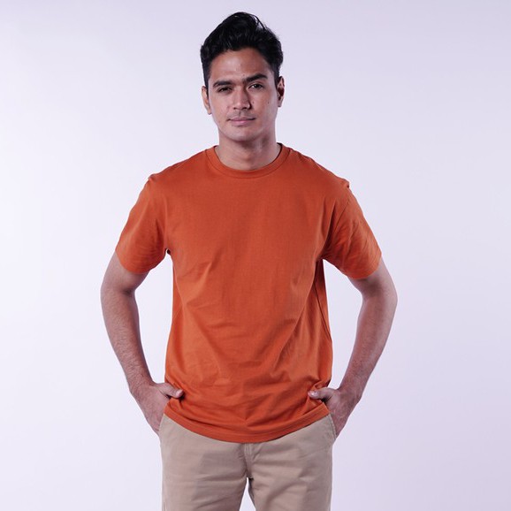 GTEE-MEN-KAOSPOLOS-KERAH-ROUND.NECK-ORANGE.BRICK/ORANGE.BATA