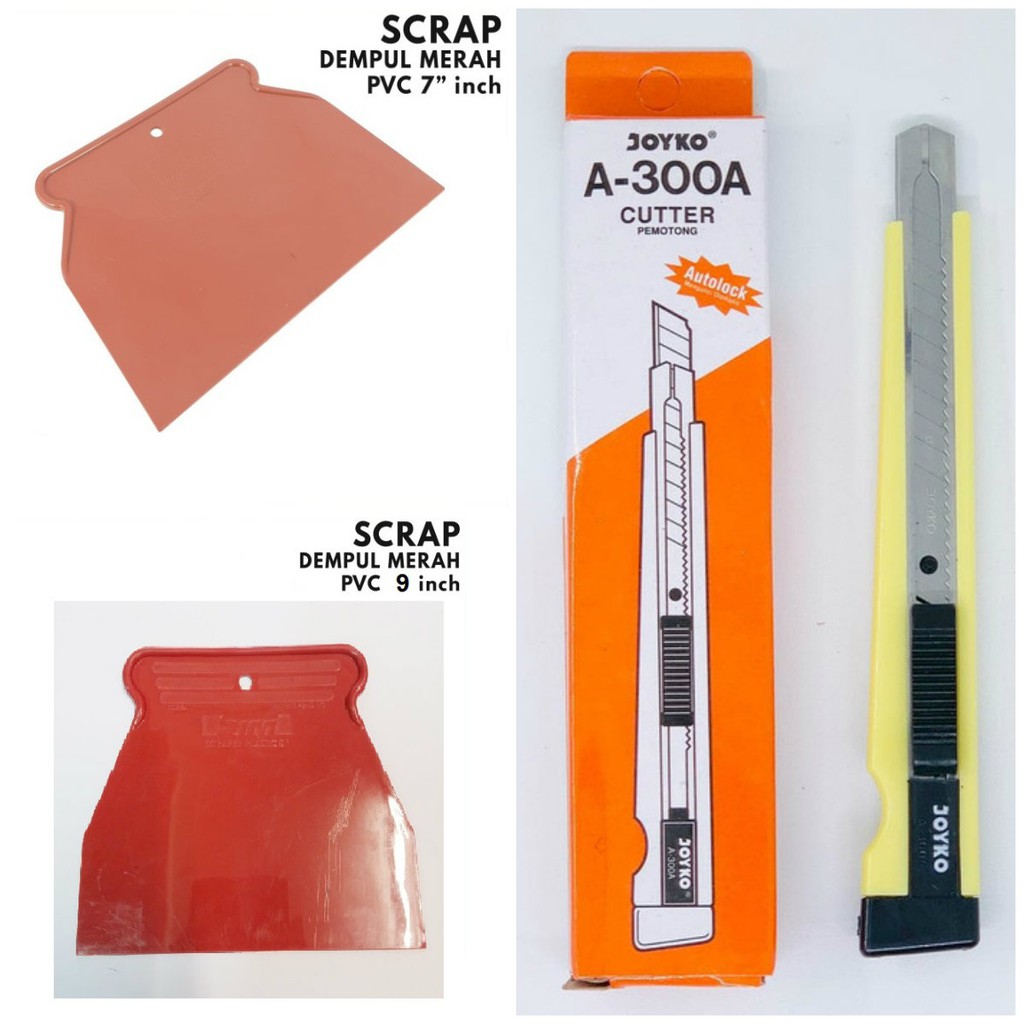 [READY SEMARANG] SET ALAT BANTU PASANG WALLPAPER / STIKER KACA