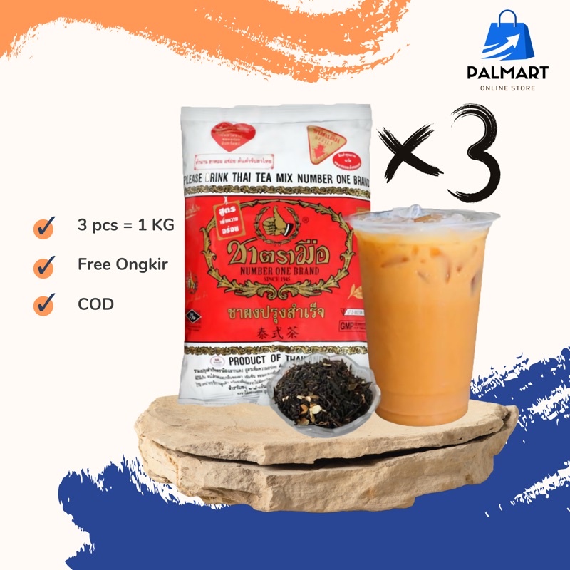 

Chatramue Thai Tea Merah 3 Pcs [Paket Hemat ONGKIR 1Kg]