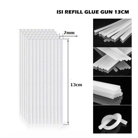 Isi Ulang Lem Tembak / Reffil Lem Tembak / Lem Bakar Kecil / Refill Glue Gun Kecil 7mm