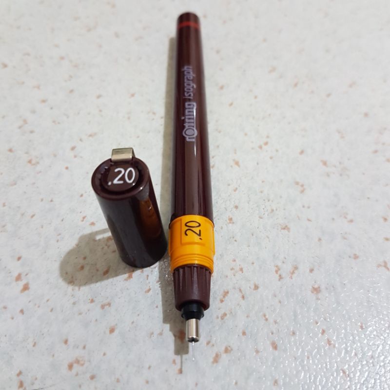 

Rotring Isograph 0.2 rapido jerman pulpen gambar teknik