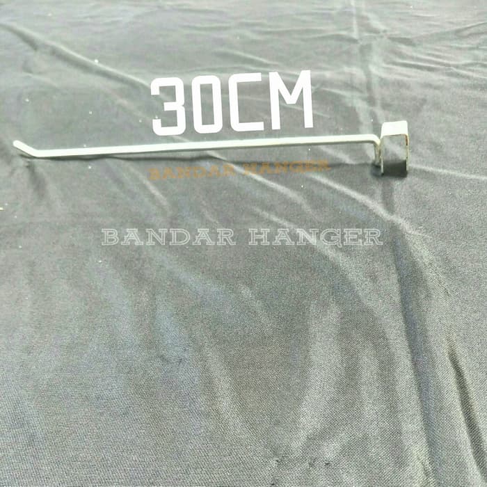 single hook 30cm cantolan besi kotak