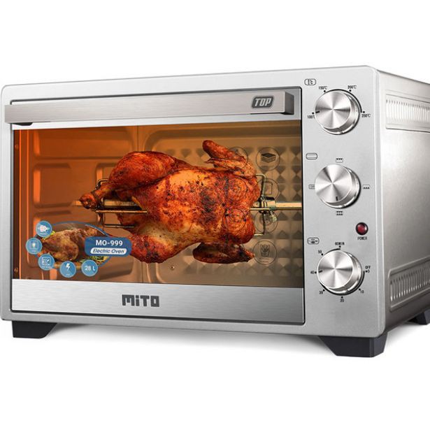 Oven Listrik Mito MO-999 TOP - Electric Oven 28 Liter MO999 WOOD