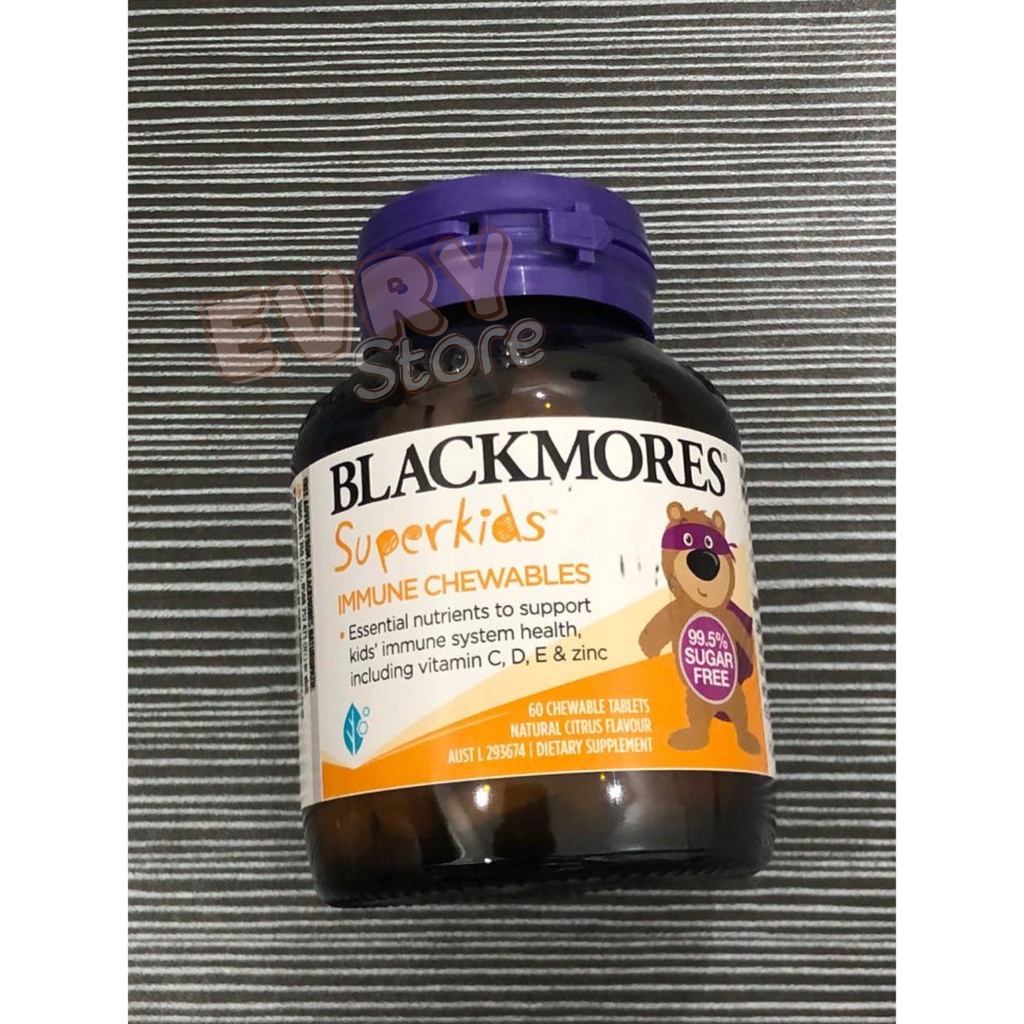 Blackmores Superkids Immune Kids Health Vitamin Chewablaes 60'