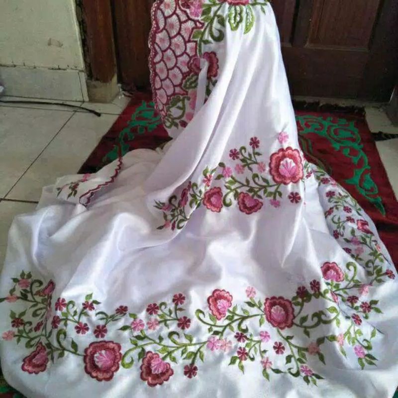 mukenah terusan rayon