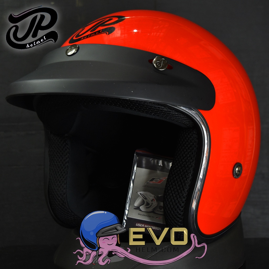 HELM BOGO JPX_JP NEW BIGIE_SOLID - RED FERRARI/BLACK