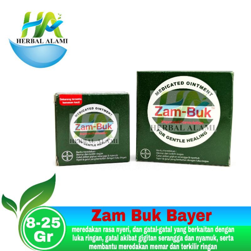 Zam Buk Bayer - Zambuk  VARIAN - Mengatasi Gatal Memar Terkilir Ringan