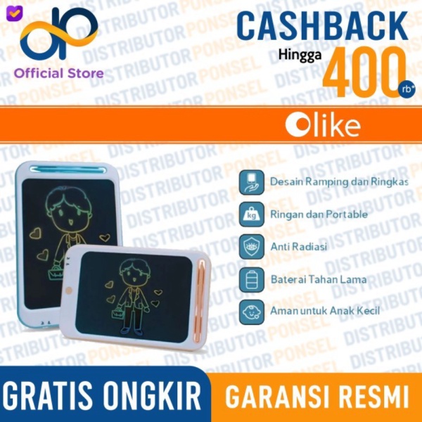 

Olike Drawing Board LCD Papan Tulis Digital Mainan Anak - 8.5 inch Blue Diskon