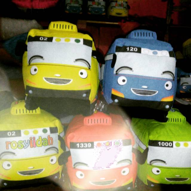 Bantal tayo boneka tayo bis tayo kecil