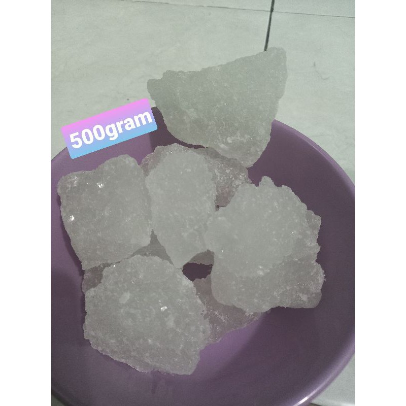 

Gula Batu Kristal 500gram Putih Murni Alami