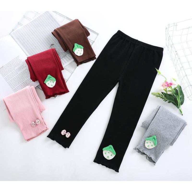 3 Pcs Legging Anak Perempuan Import Paket 3 Pcs Leging bayi balita 100% Cotton Import Ukuran 6 bulan - 10 tahun