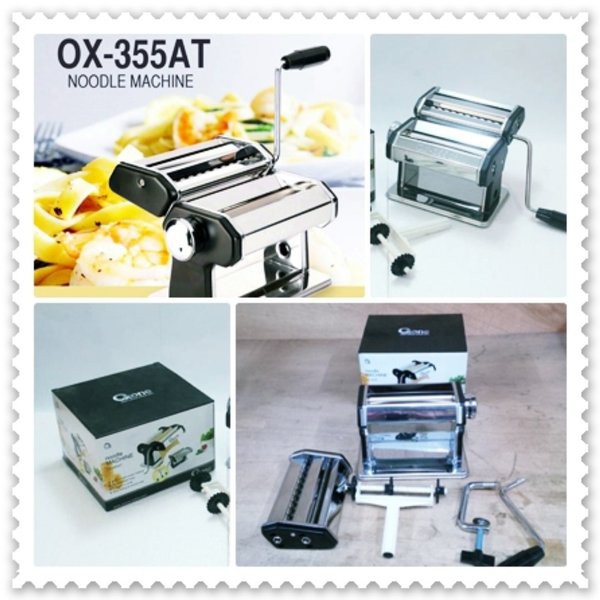 OXONE OX-355AT Pasta Maker / Gilingan Mie / Gilingan Molen Lengkap dengan Pasta Roller