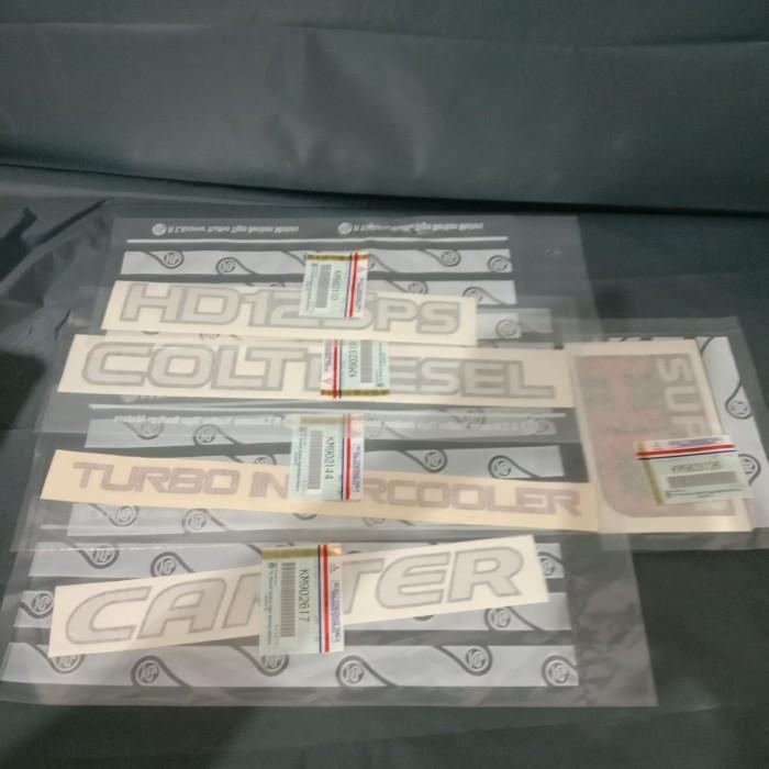 STIKER MITSUBISHI CANTER HD 125 PS SUPER HD