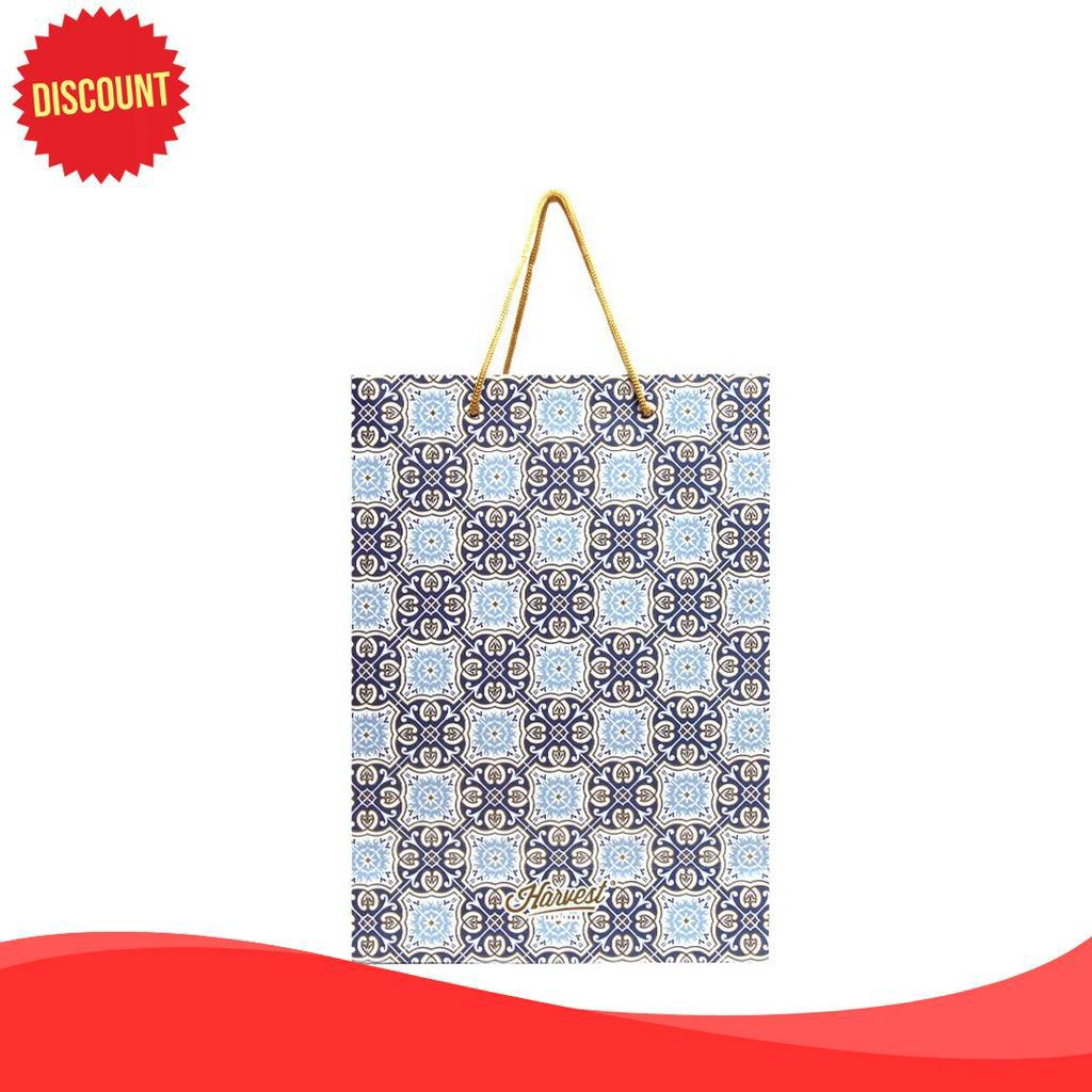 

PALING DIMINATI Tas Kertas Paper Bag Etnik Lebaran Idul Fitri Karunia 1 Blue