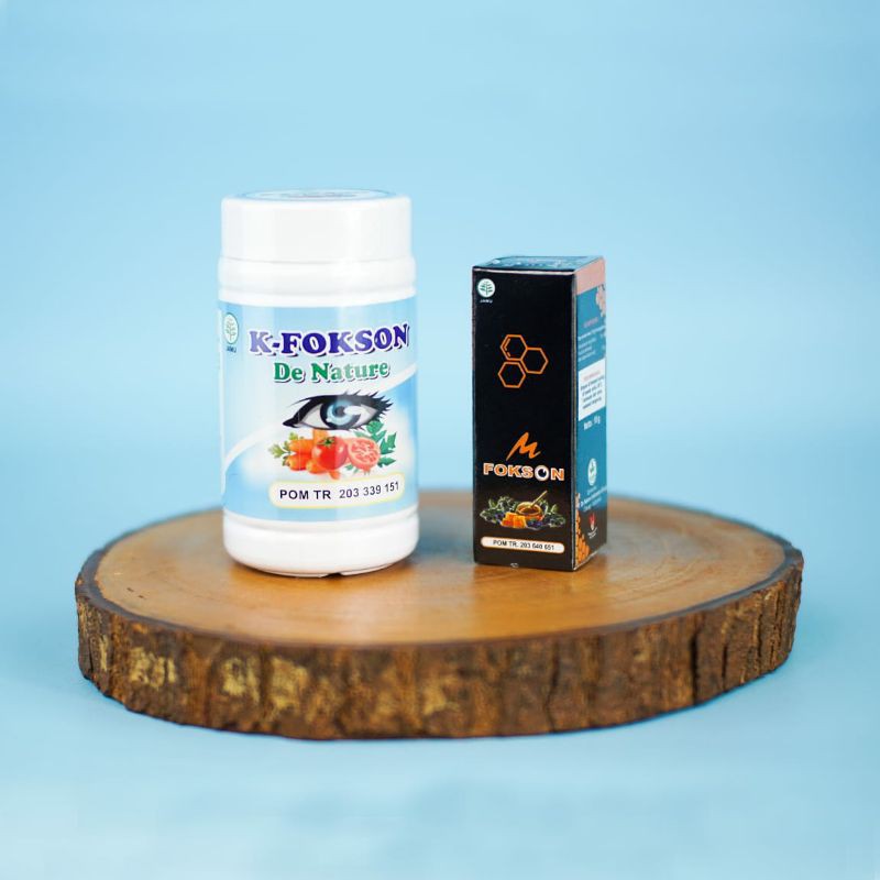 K FOKSON Bonus FOKSON (Cair) De Nature - Obat herbal atasi gangguan mata