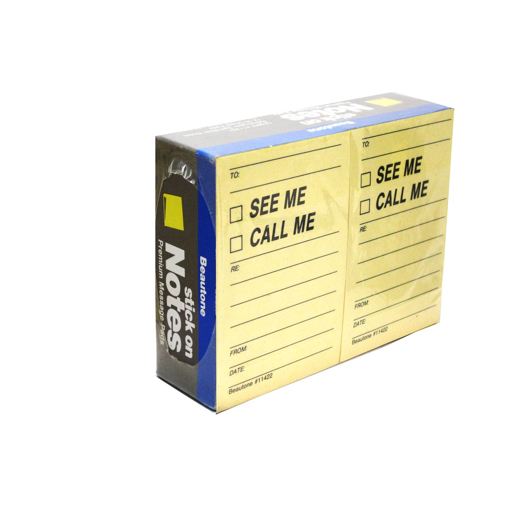 

Stick'n Beautone SEE ME/CALL ME 11422 - Sticky Note Memo Pesan