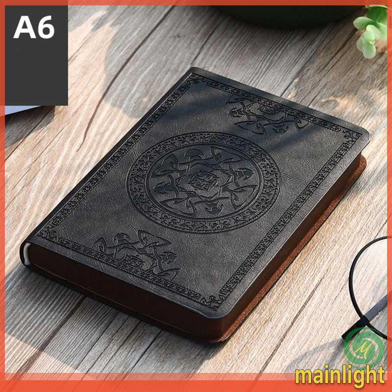 

Buku Catatan Jurnal Notebook Cover Vintage Pattern PU Leather A6-HXBD7