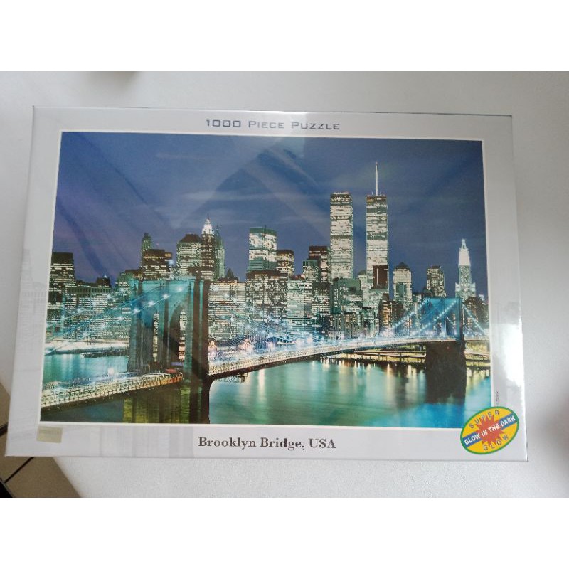 Puzzle Glow in the dark Brooklyn Bridge, USA - puzzle tomax glow 1000 pcs - jigsaw puzzle glow