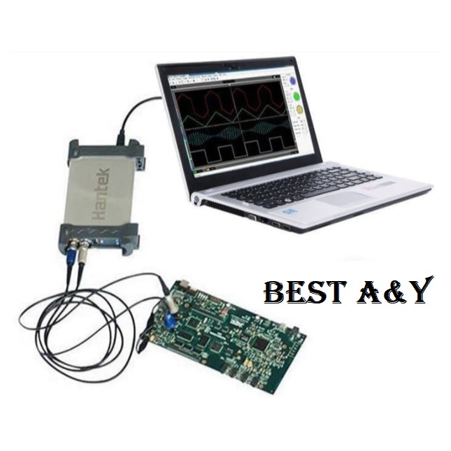 Oscilloscope Digital  2 Channel 20Mhz USB PC Osiloskop Hantek 6022BE