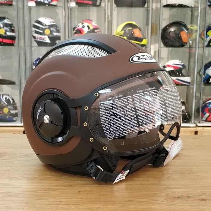 Helm Zeus ZS218 Z218 Matt Brown Retro